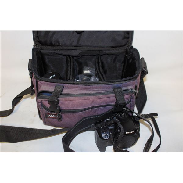 BAG WITH CANON REBEL STI BODY & MINOLTA