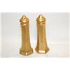 Image 1 : 1930'S PICKARD 22KT GOLD GILDED SHAKERS