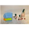 Image 1 : 3PC BESWICK HAND PAINTED MALLARD DUCKS