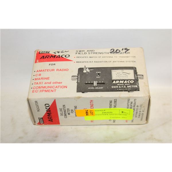 ARMACO E557SWR AND FS METER