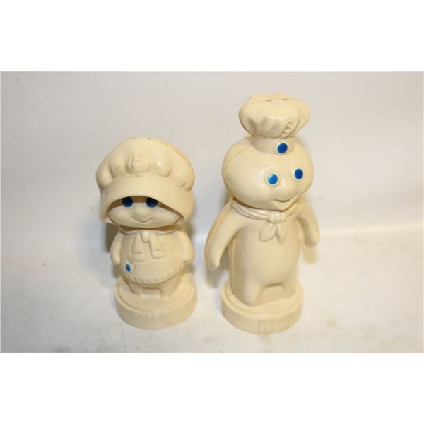 PILLSBURY DOUGH BOY & GIRL SALT & PEPPER