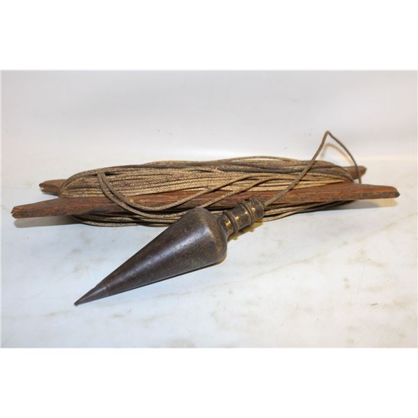 HEAVY BRASS PLUMB BOB VINTAGE