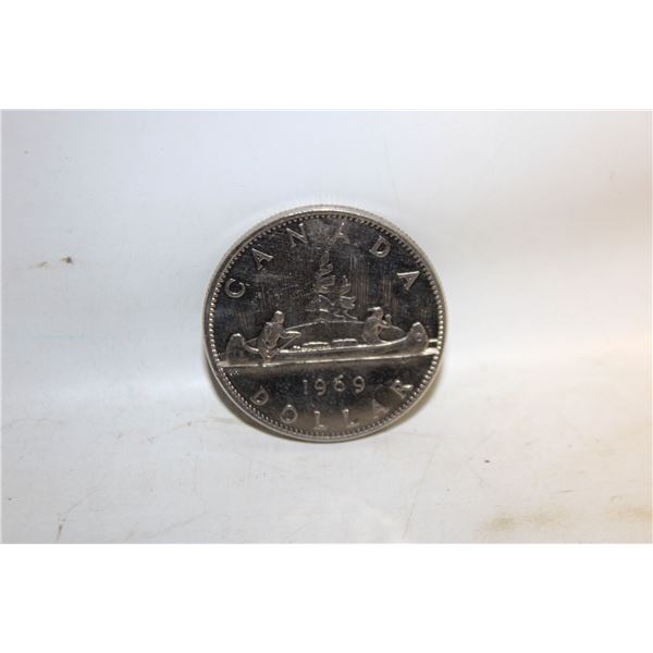 1969 CANADA ONE DOLLAR COIN $1