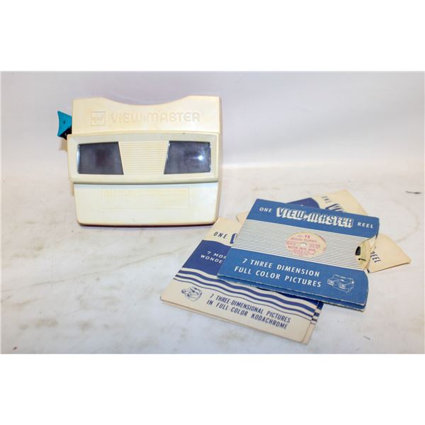 VINTAGE VIEWMASTER WITH FILM REELS