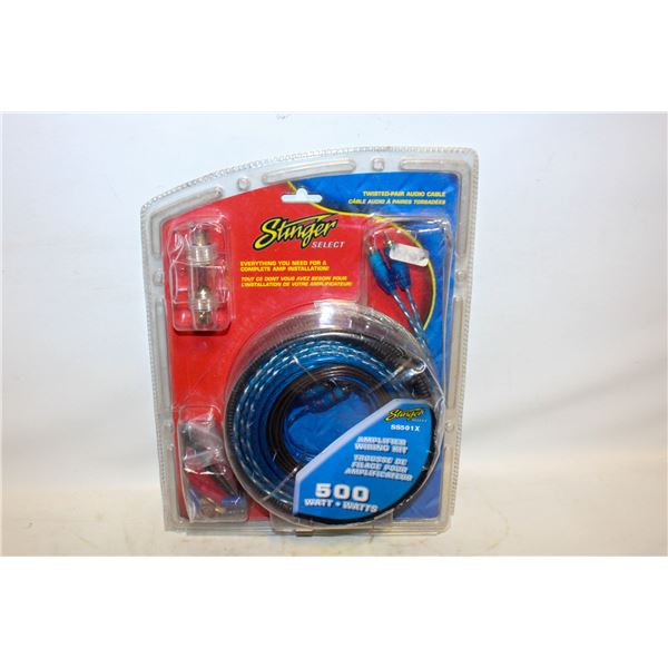 STINGER 500WATT COMPLETE AMPLIFIER WIRING INSTALL