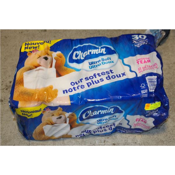 24 ROLLS CHARMIN ULTRA SOFT TOILET PAPER