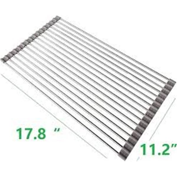NEW ROLL UP DISH DRYING RACK FOLDABLE
