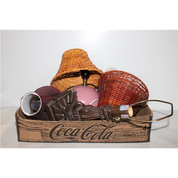 PAIR OF VINTAGE LAMPS