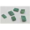 Image 1 : #28-NATURAL GREEN EMERALD GEMSTONES 42.40CT