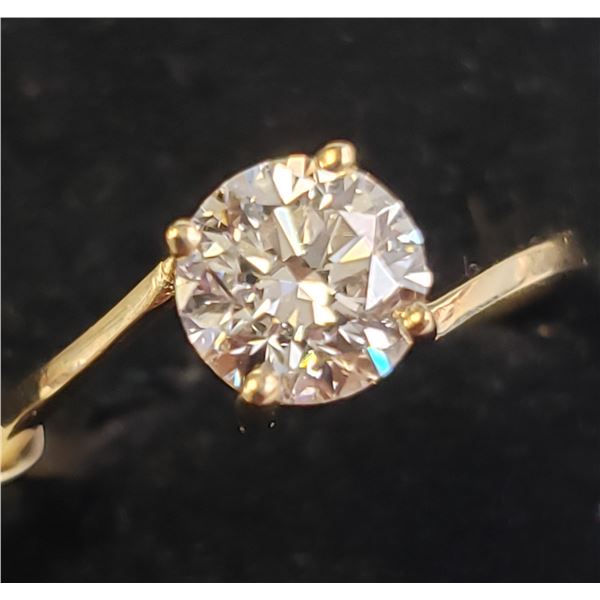 10K YELLOW GOLD LAB GROWN DIAMOND (1.02CT,VS1,E)