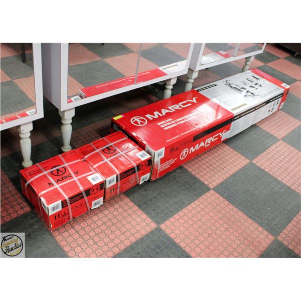 NEW MARCY HOME GYM WITH 150LB CAST IRON PLATES