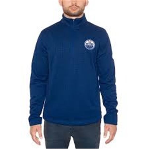 NEW NHL OILERS 1/4 ZIP XL