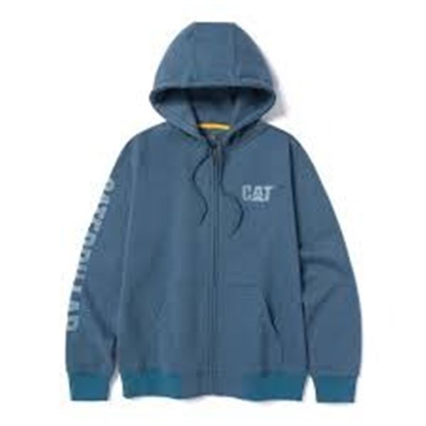 CATERPILLAR FULL ZIP HOODIE BLUE XL