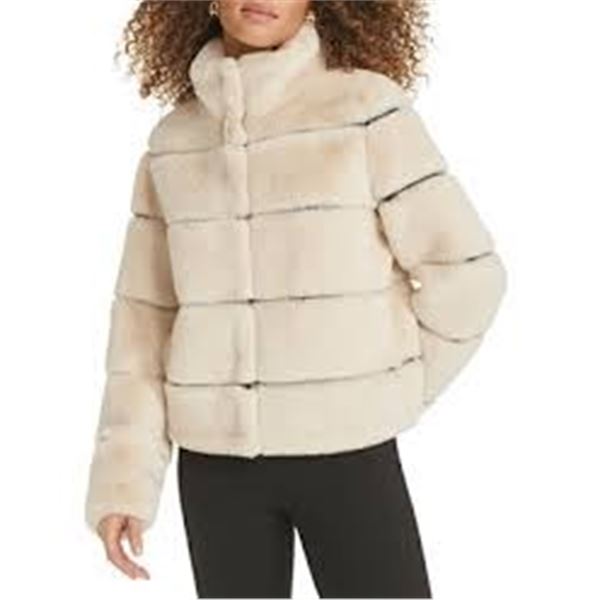 NEW KARL LAGERFELD FAUX FUR SHORT JACKET