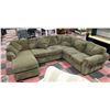 Image 1 : ESTATE 3-PIECE FABRIC SECTIONAL SOFA, LOVESEAT
