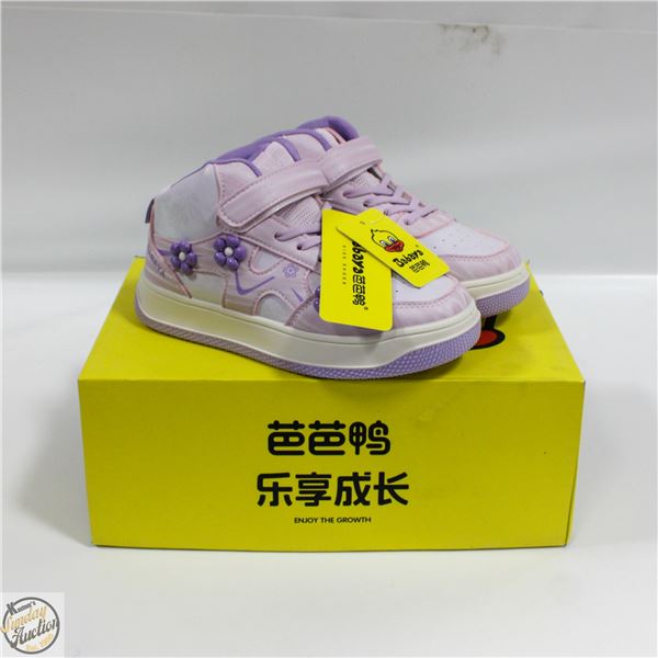 NEW BABAYA GIRLS SNEAKERS PURPLE SIZE 2