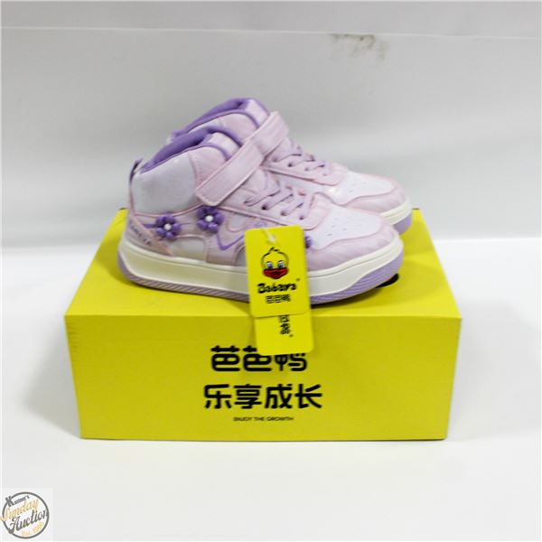 NEW BABAYA GIRLS SNEAKERS PURPLE SIZE 2