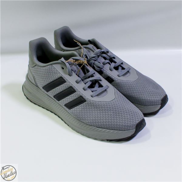 NEW ADIDAS MENS GREY RUNNERS SIZE 10