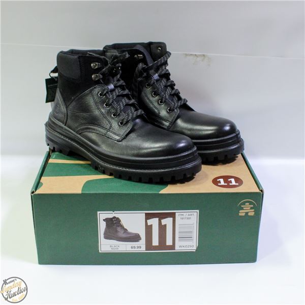 KAMIT MENS BOOTS BLACK SIZE 11