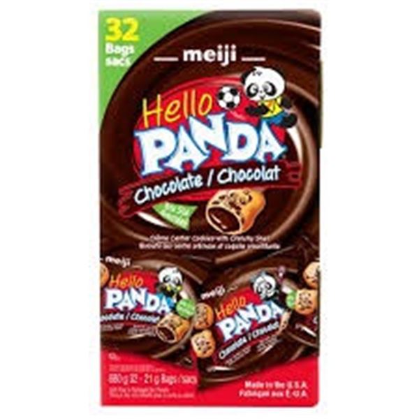 32 X 21G MEIJI HELLO PANDA CHOCOLATE