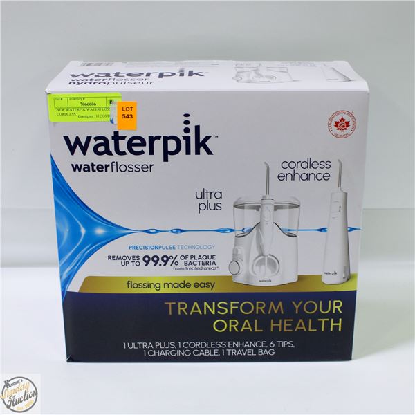 NEW REPACKED WATERPIK WATERFLOSSER CORDLESS
