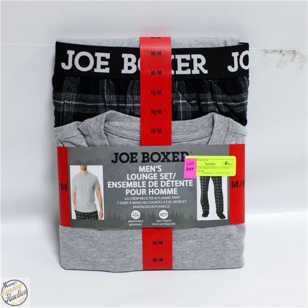 NEW JOE BOXERS MENS LOUNGE SET MEDIUM