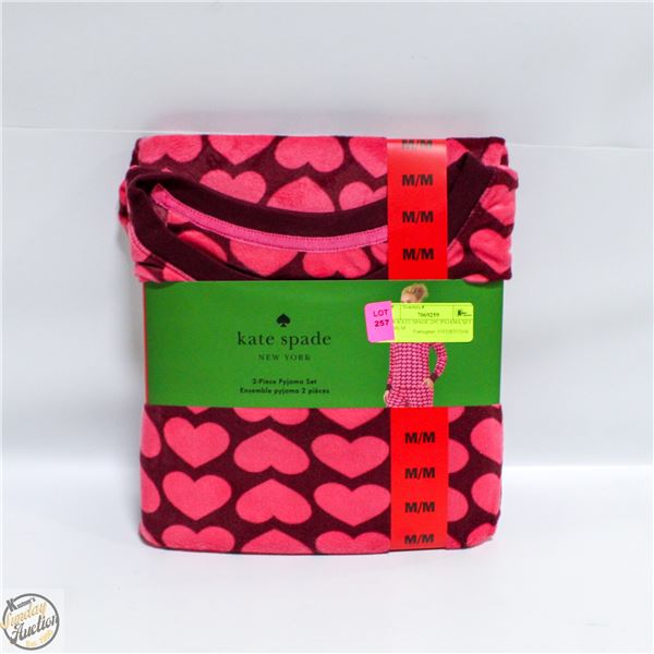 NEW KATE SPADE 2PC PYJAMA SET MEDIUM