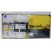 Image 1 : NEW SOLID WOOD FRAME ABTRACT YELLOW WALL ART