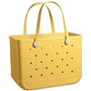 Image 1 : BRAND NEW RUBBER BEACH BAG (YELLOW LARGE)