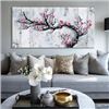 Image 1 : BRAND NEW FRAME ABSTRACT WALL ART PINK BLOSSOM