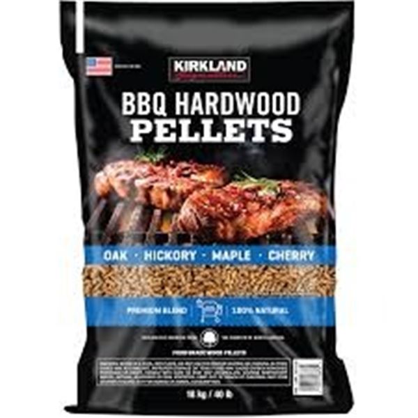 40LBS KIRKLAND HARDWOOD BBQ PELLETS