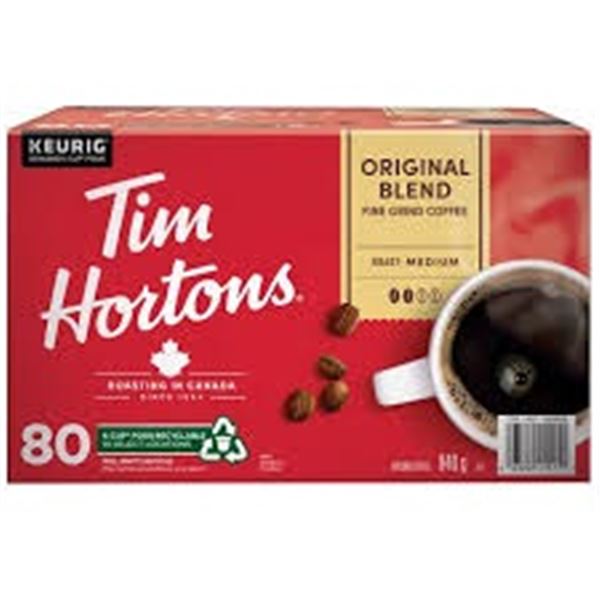 840G TIM HORTONS ORIGINAL BLEND GRIND COFFEE K CUP