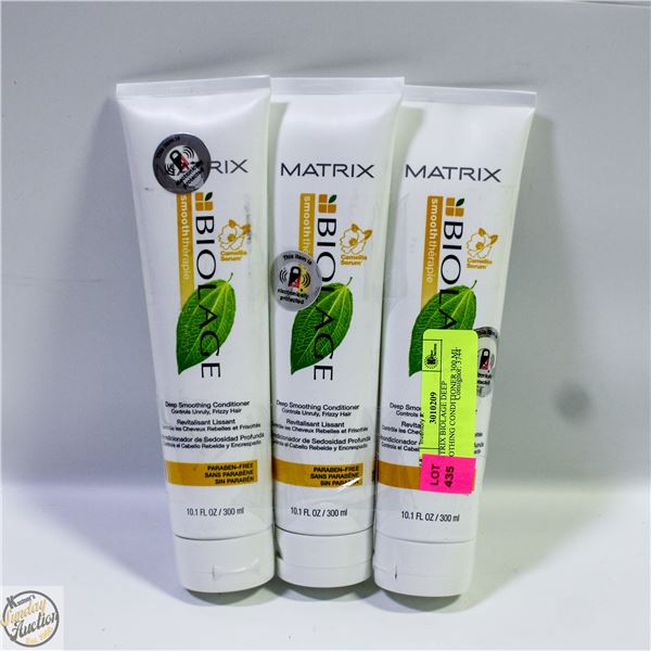 3 MATRIX BIOLAGE DEEP SMOOTHING CONDITIONER 300 ML