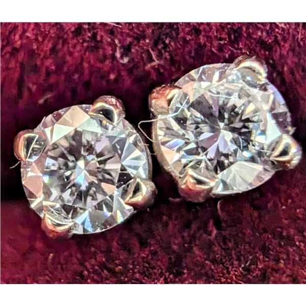 14K(0.42G) LAB DIAMOND (0.25CT) EARRINGS