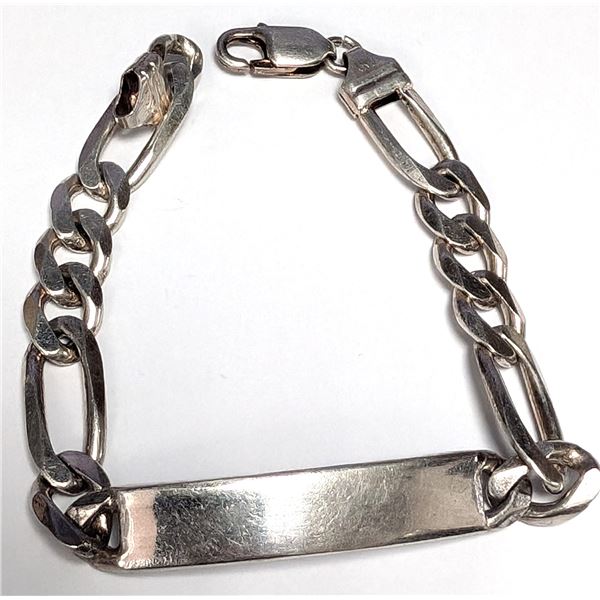 SILVER (29.9G) BRACELET 8"