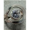 Image 1 : SILVER (7.8G) CZ RING SZ 9