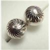 Image 1 : SILVER BALL EARRINGS