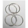 Image 1 : SILVER HOOP EARRINGS