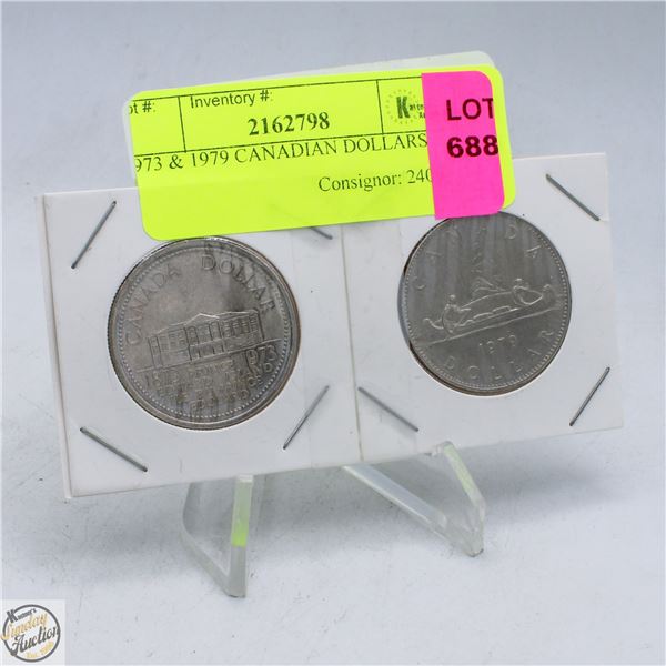 1973 & 1979 CANADIAN DOLLARS