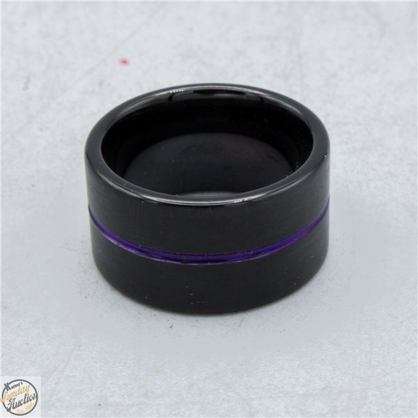TUNGSTEN CARBIDE RING, SIZE 8