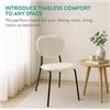 Image 1 : NEW W BOX NAVARIS BOUCLE DINING CHAIRS SET OF 2