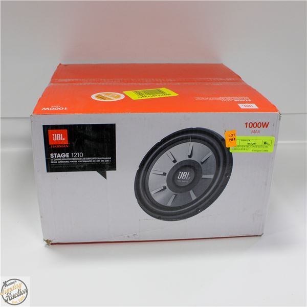 BRAND NEW JBL STAGE 1210 CAR SUBWOOFER 12"