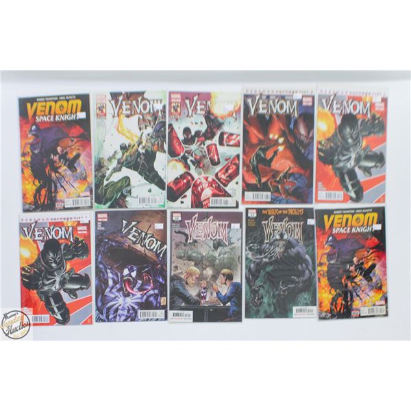 LO5 OF 10 VENOM COLLECTOR COMICS