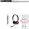 Image 1 : JABRA EVOLVE 65 UC STEREO BLUETOOTH HEADSET