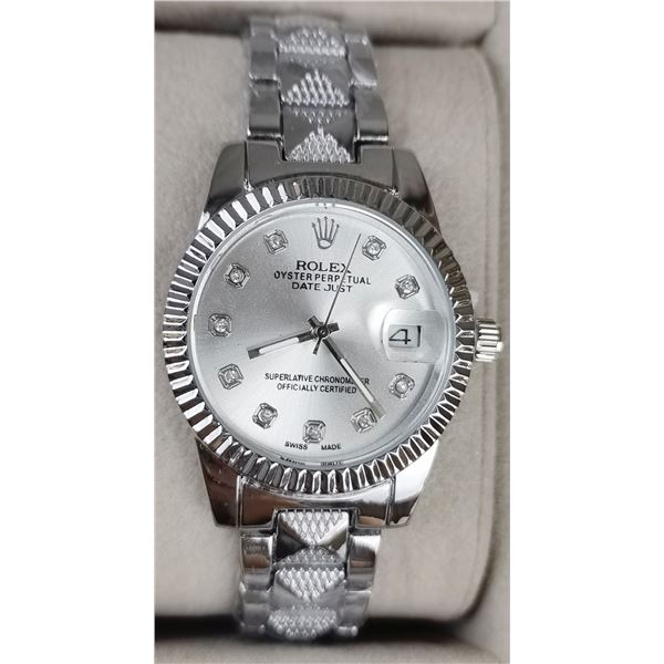NEW REPLICA R0LEX QUARTZ "DATE JUST" WOMEN'S WATCH