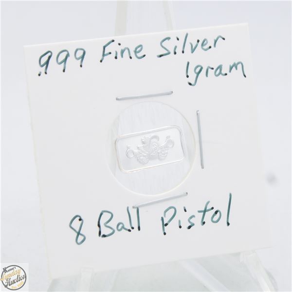 #3867- CANADIAN .999 FINE SILVER 1 GRAM BAR