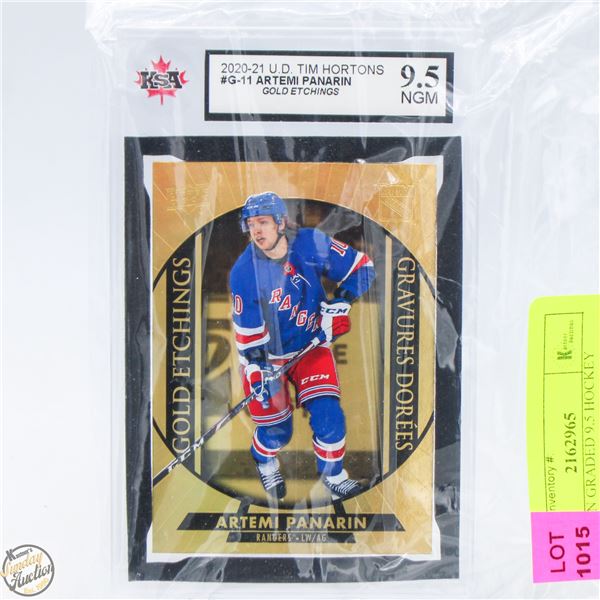 PANARIN GRADED 9.5 HOCKEY CARD