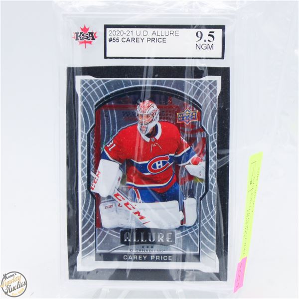 CAREY PRICE GRADED HOCKEY CARD
