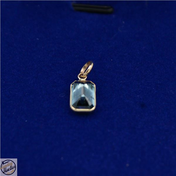 #3852-2.2 CARAT BLUE DIAMOND LAB RADIANT CUT