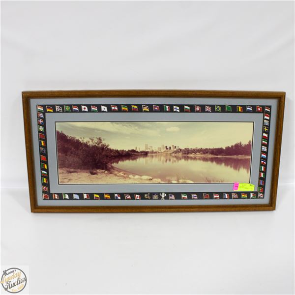 FRAMED COMMEMORATIVE PINS